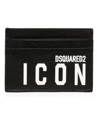 Dsquared2 Kartenetui mit Logo-Print Schwarz