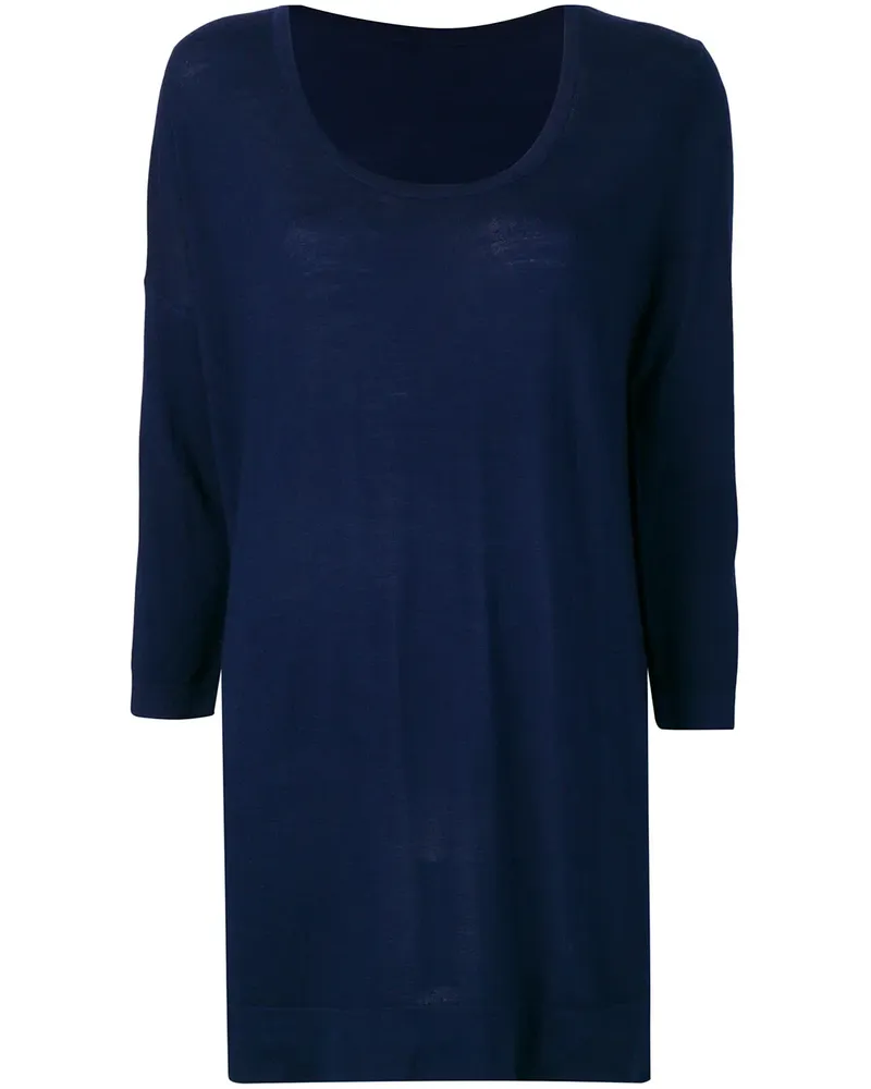 SottoMettimi Langer Pullover - Blau Blau