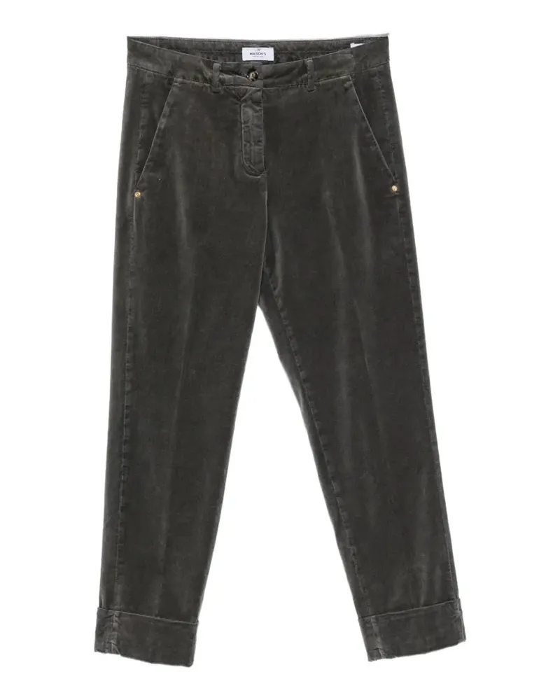 Mason's Hose aus Samt mit Umschlag - Grau Grau