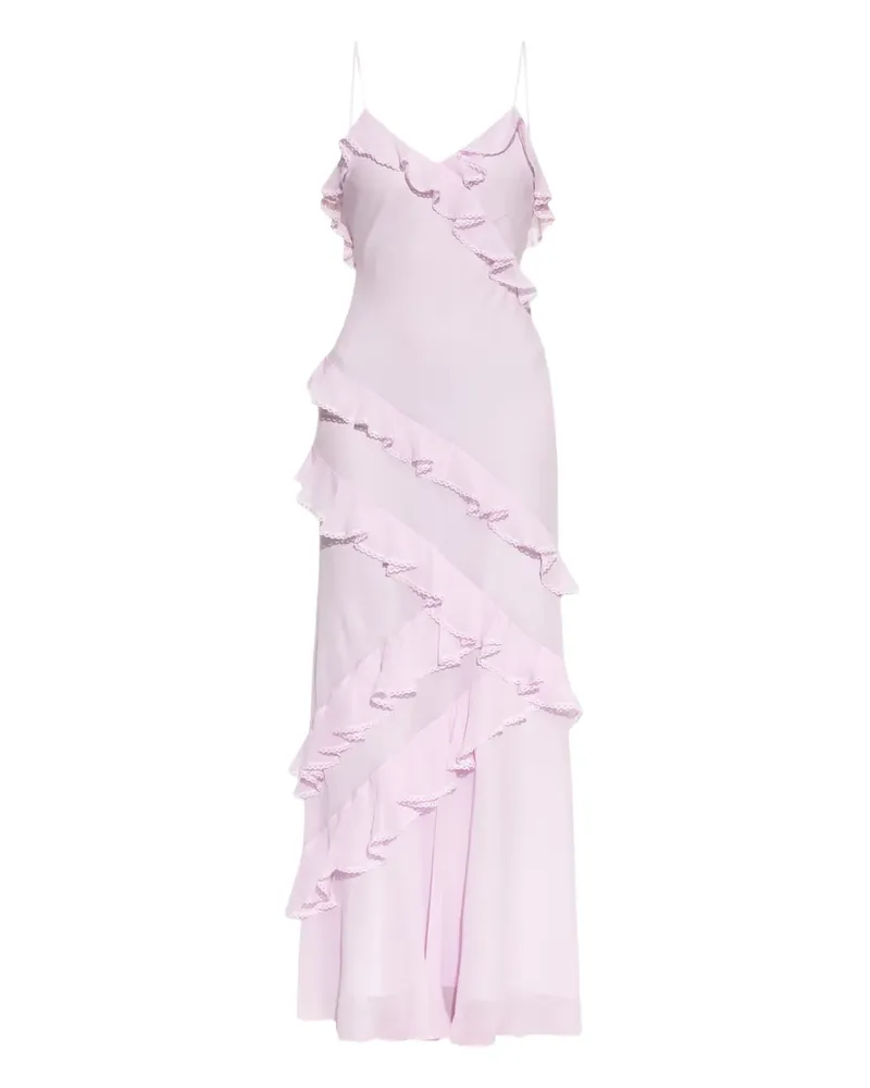 LoveShackFancy Rialto Maxikleid - Rosa Rosa