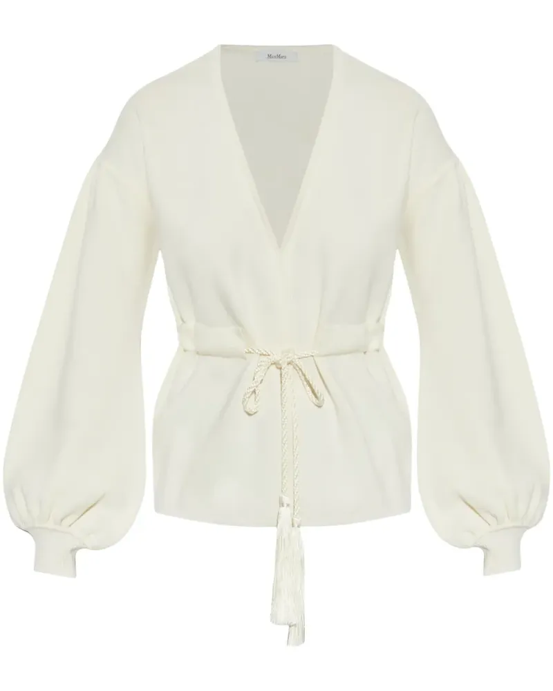 Max Mara Klassische Bluse - Weiß Weiß