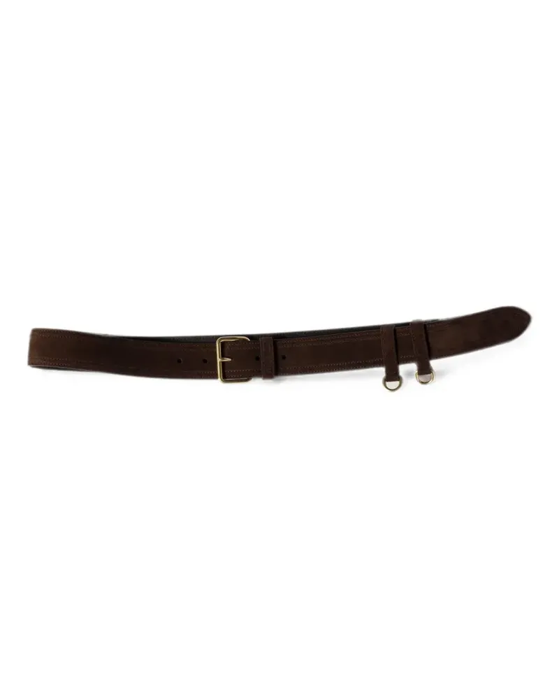 Miu Miu suede belt - Braun Braun