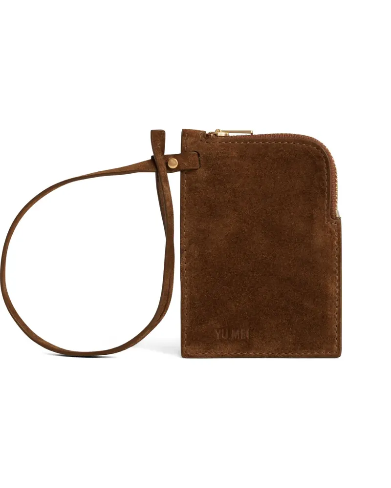 YU MEI Greta zip clutch bag - Braun Braun