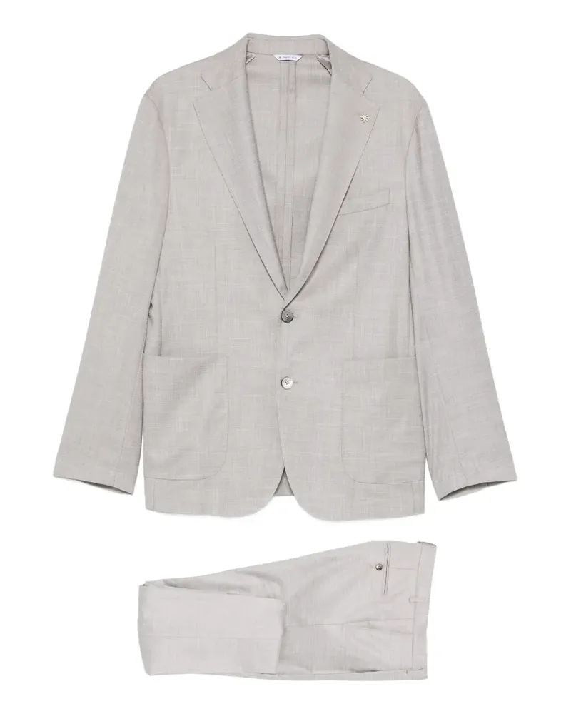 Manuel Ritz single-breasted suit - Grau Grau