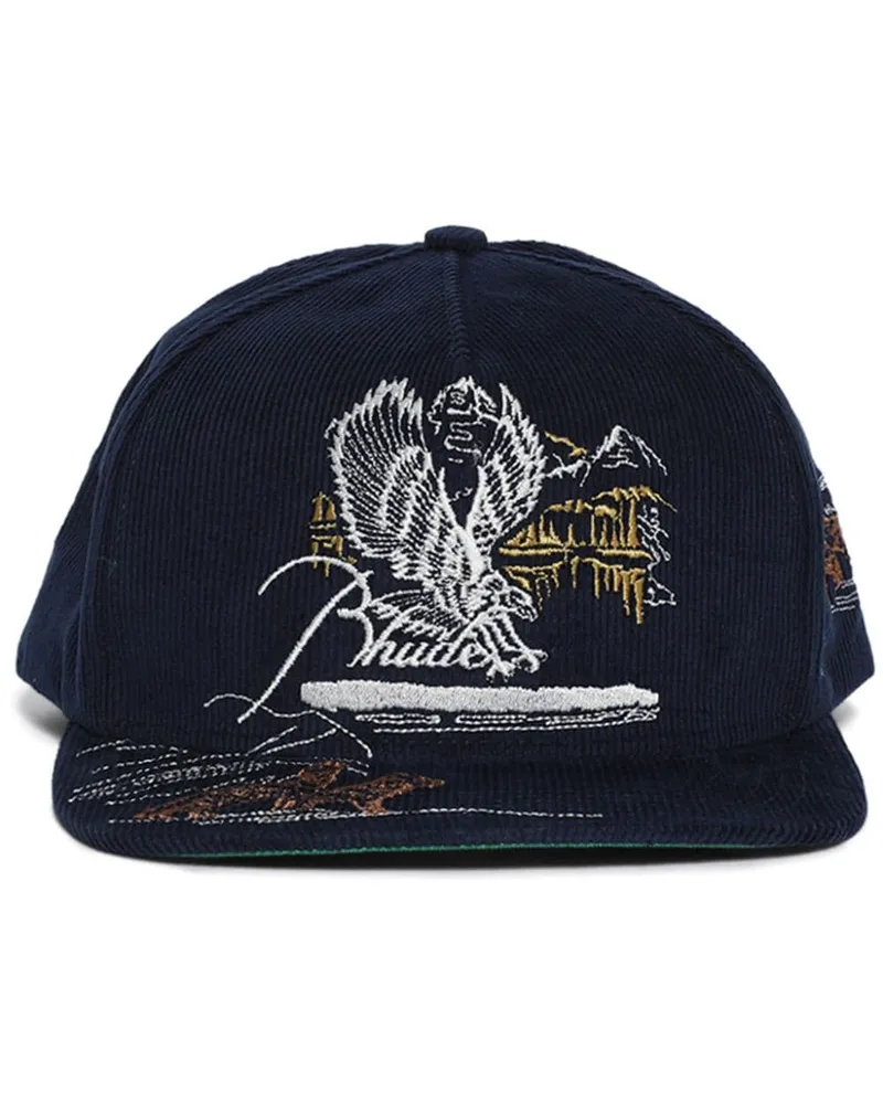 RHUDE Eagles Souvenir Baseballkappe Blau