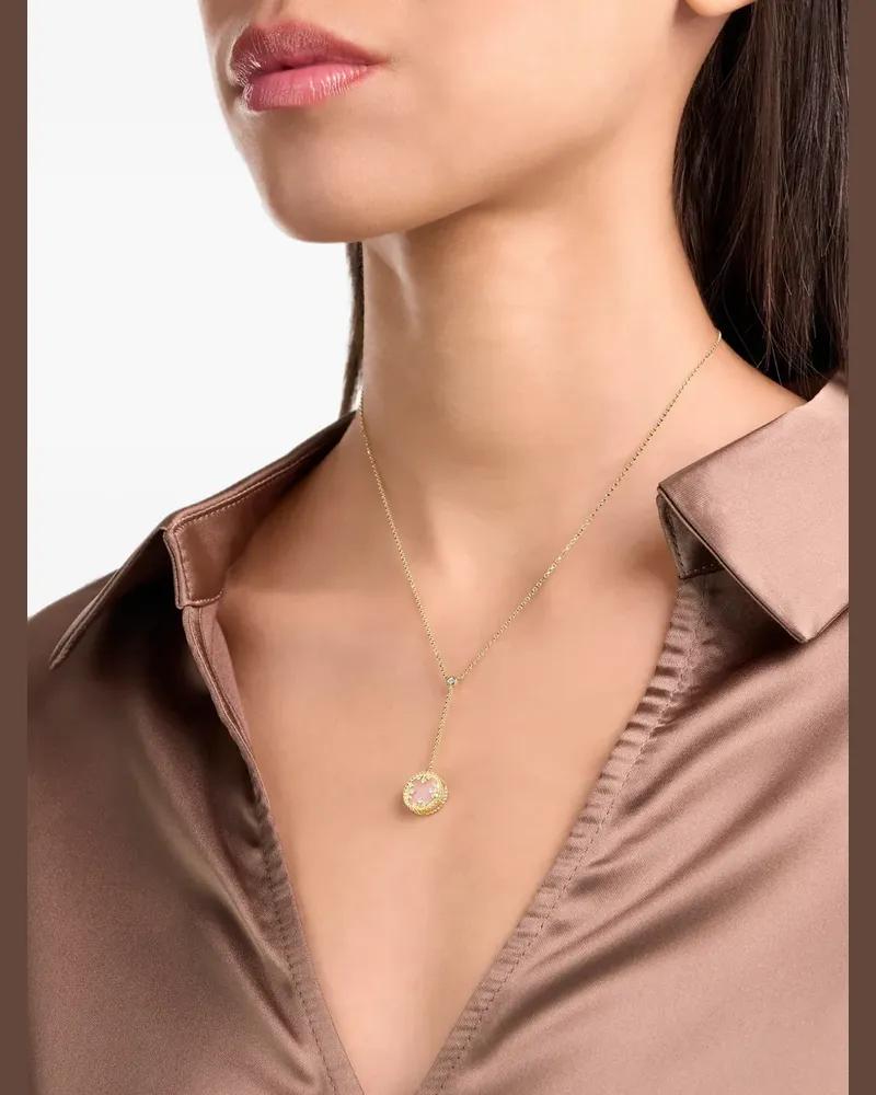 Roberto Coin Venetian Medallions mother-of-pearl and diamond necklace - Gold Gold