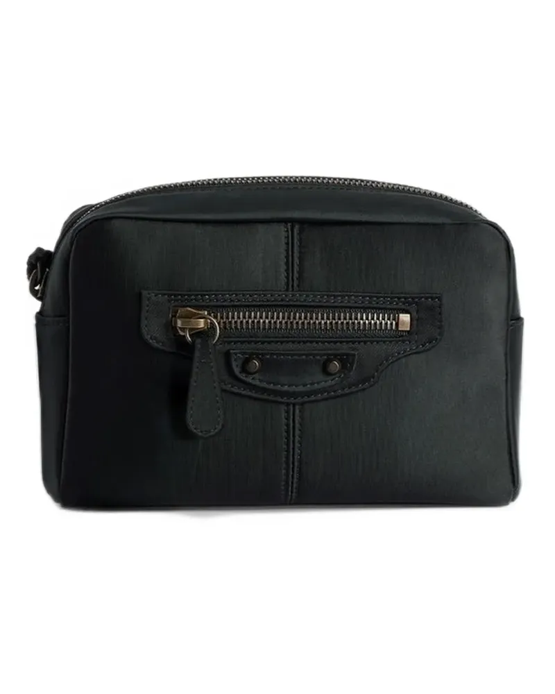 Balenciaga Mini Le City Clutch - Schwarz Schwarz