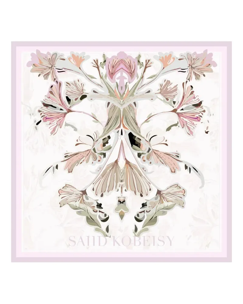 Saiid Kobeisy large flower scarf - Rosa Rosa