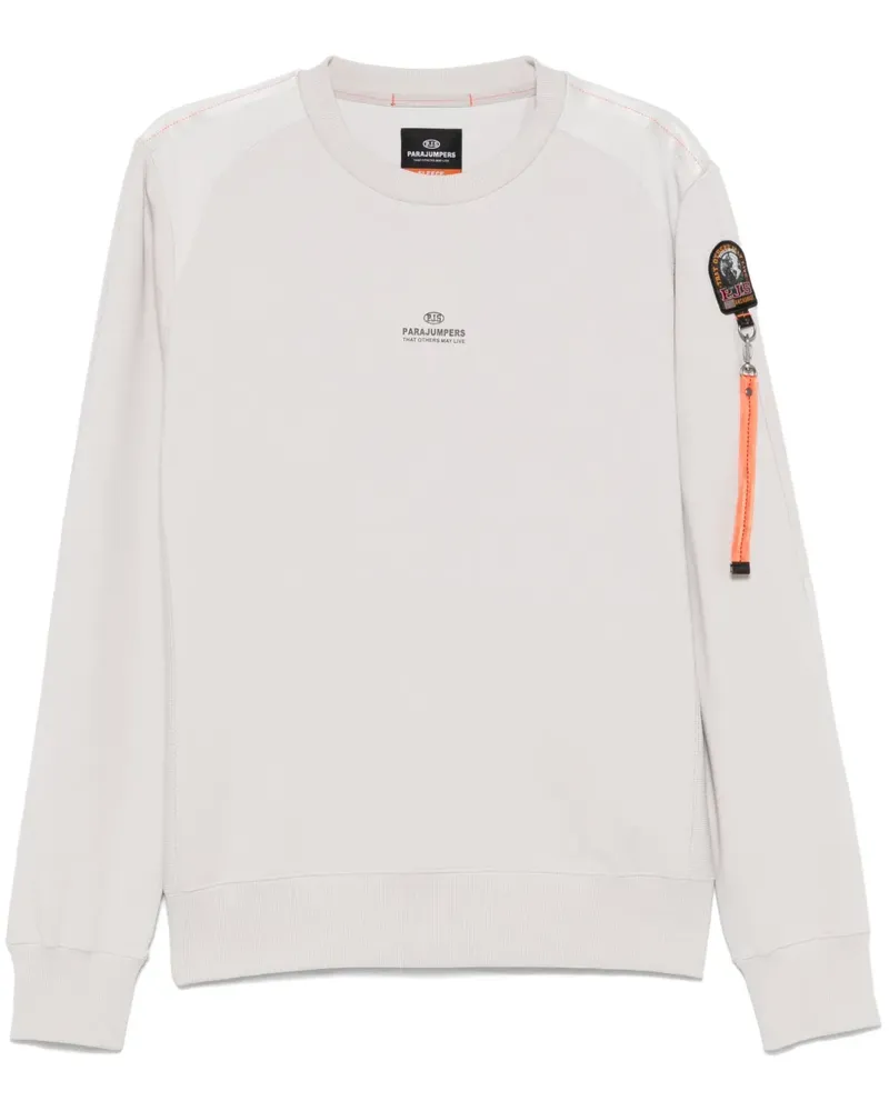 Parajumpers Sweatshirt mit Logo-Patch - Grau Grau
