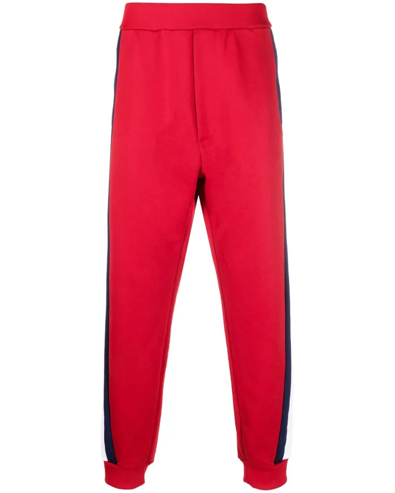 Dsquared2 Gestreifte Jogginghose - Rot Rot
