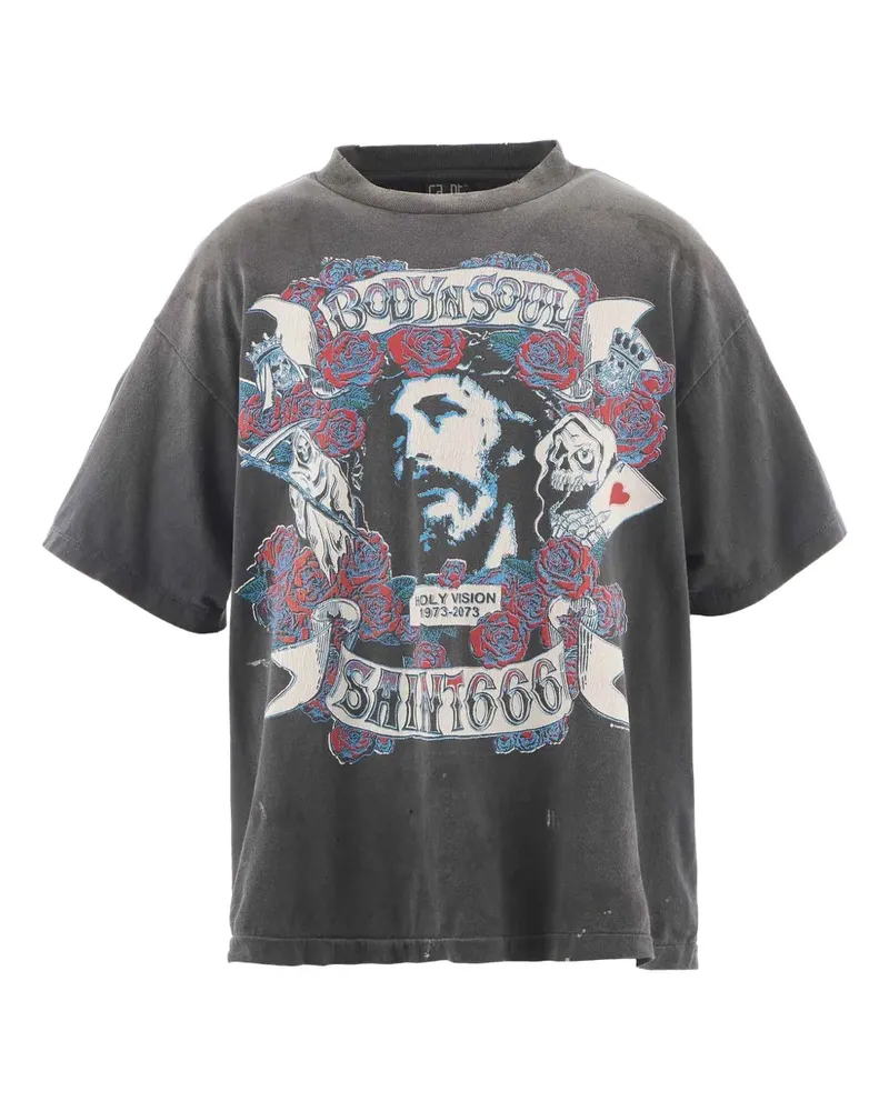 SAINT MXXXXXX Body Soul T-Shirt - Grau Grau
