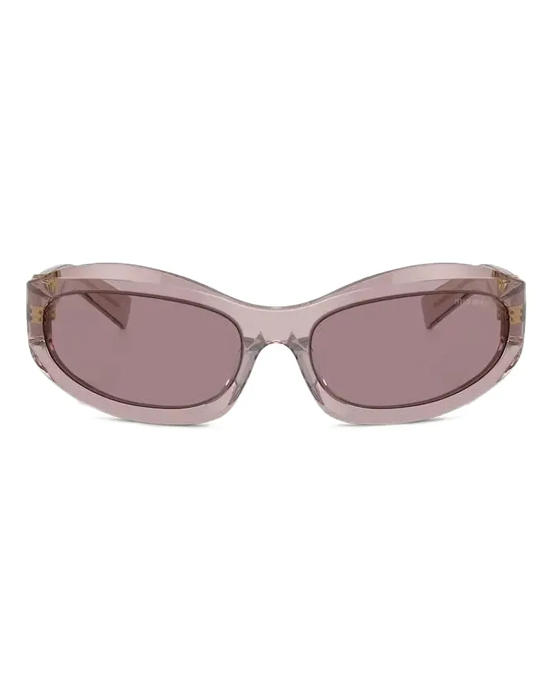 Miu Miu Glimpse Sonnenbrille mit Design-Gestell - Violett Violett