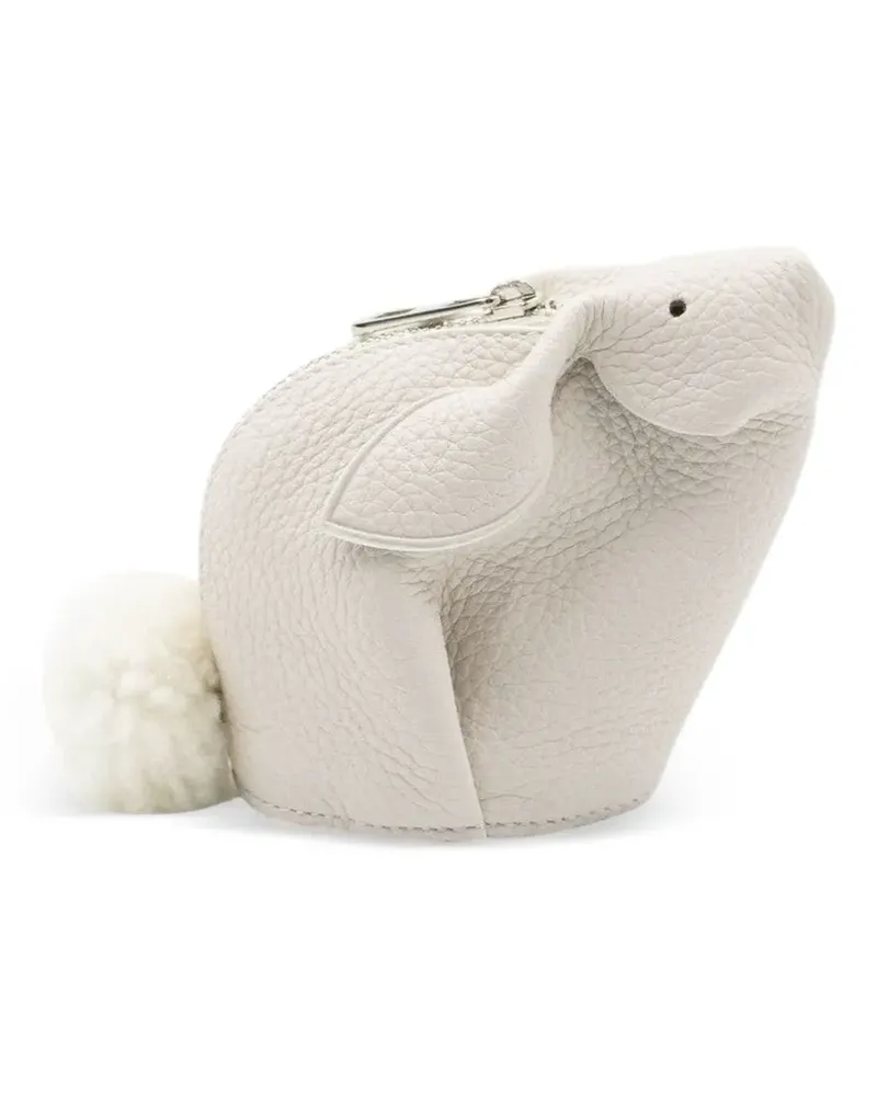 Loewe Bunny leather coin purse - Weiß Weiß