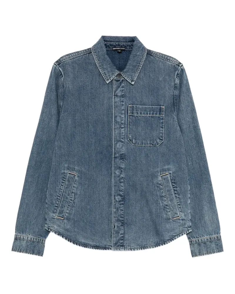 James Perse Hemdjacke aus Denim - Blau Blau
