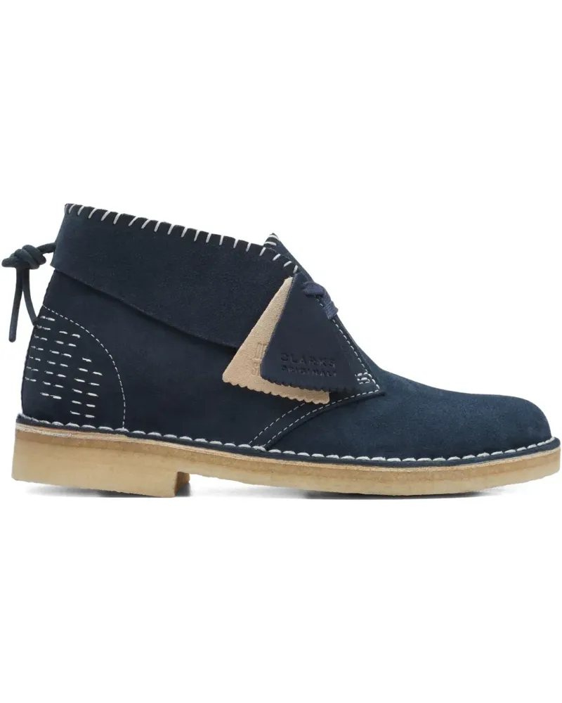 Clarks Desert-Boots aus Wildleder - Blau Blau