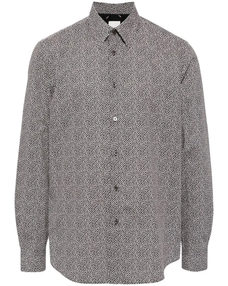 Paul Smith Hemd mit Polka Dots - Schwarz Schwarz