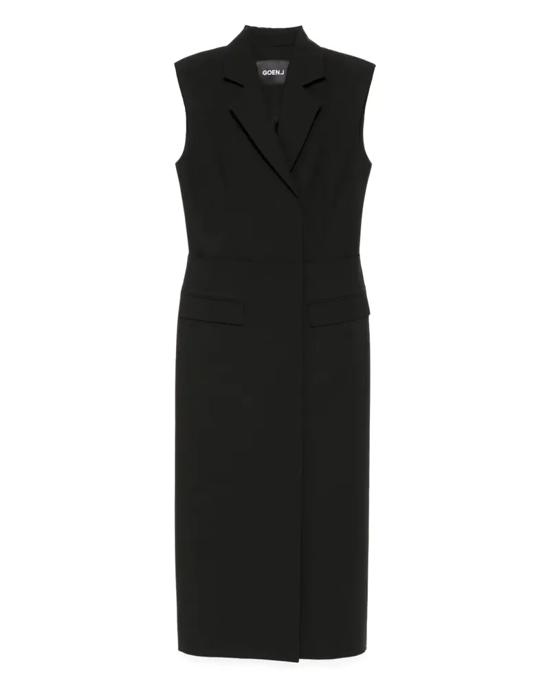 GOEN.J Kleid im Layering-Look - Schwarz Schwarz