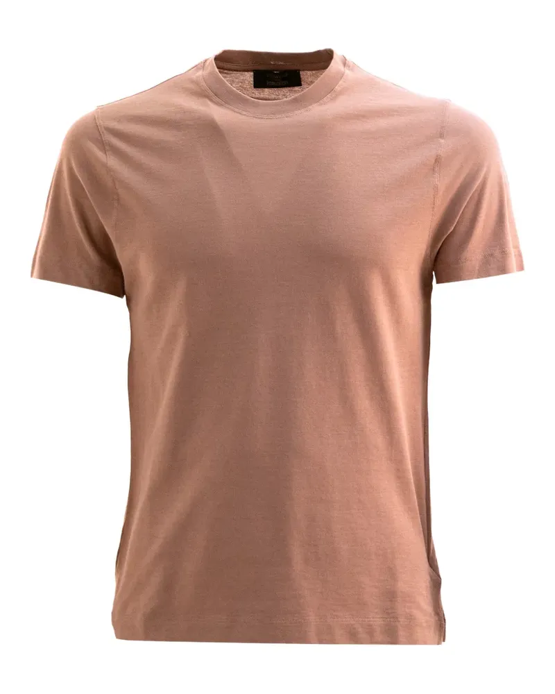 Zanone Klassisches T-Shirt - Braun Braun
