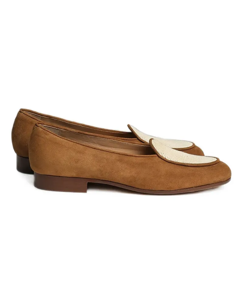 Fortela Hampton Slipper aus Wildleder - Braun Braun