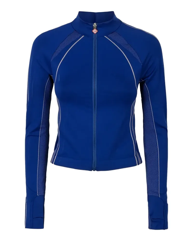 Casablanca Paris Sportjacke mit Logo-Reißverschlussanhänger - Blau Blau