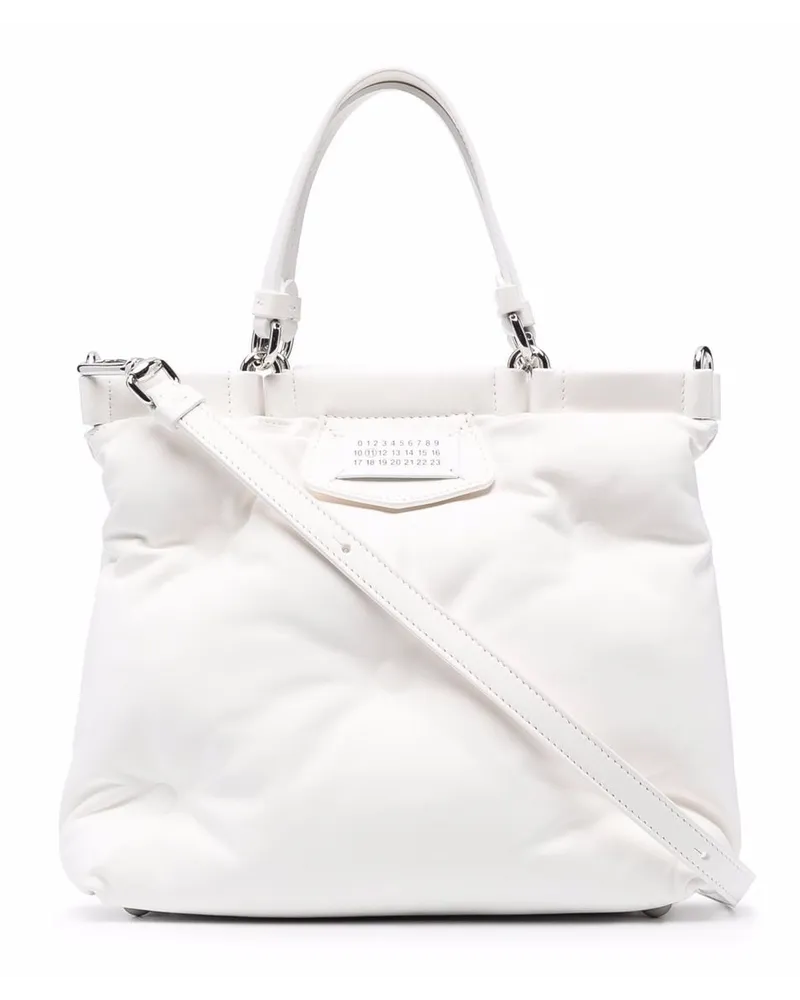 Maison Margiela Kleiner Glam Slam Shopper - Weiß Weiß