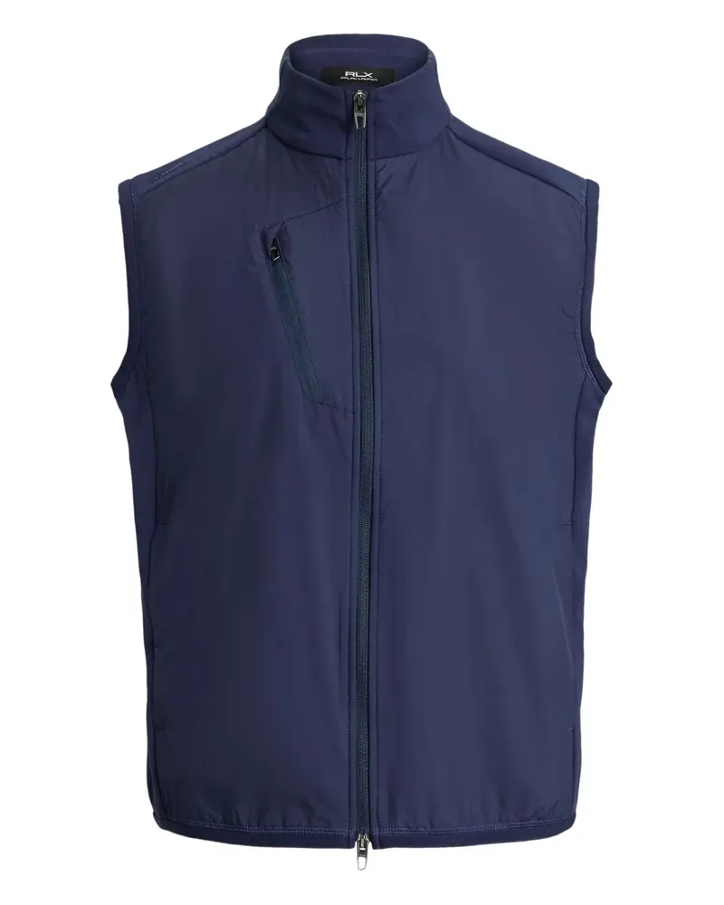 Ralph Lauren Stehkragen-Pullover mit Reißverschluss - Blau Blau