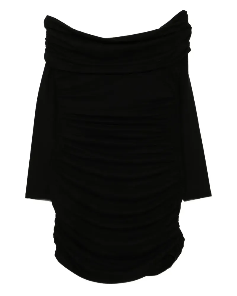 Reformation Brooks Kleid - Schwarz Schwarz