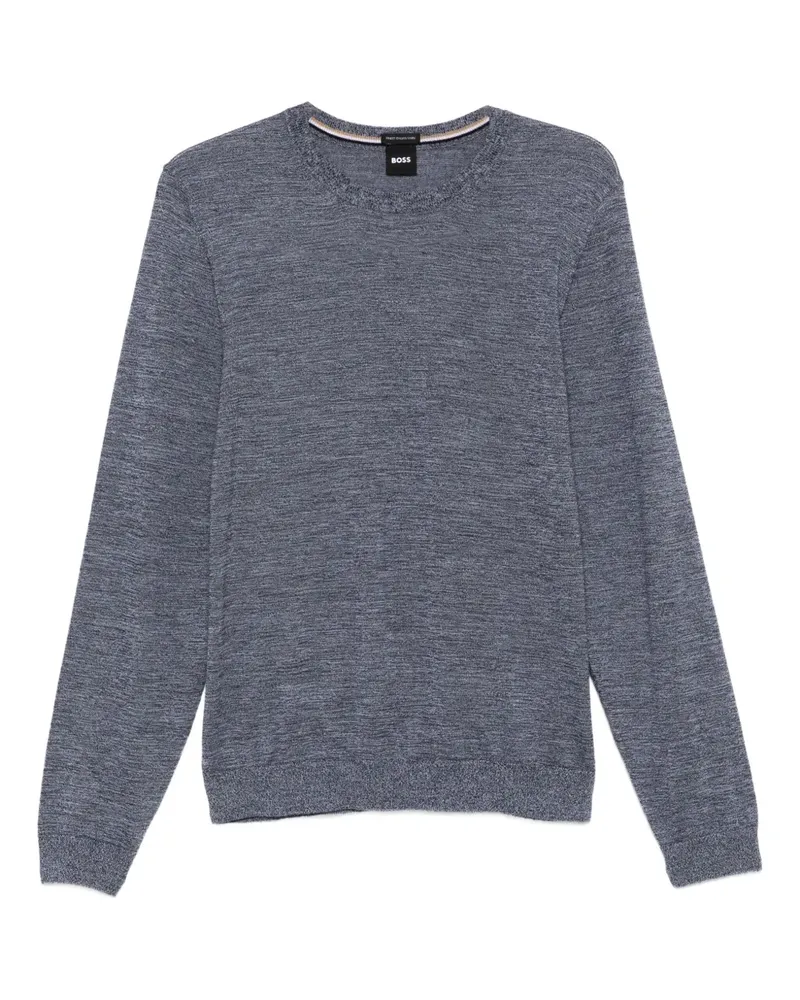 HUGO BOSS Klassischer Pullover - Blau Blau