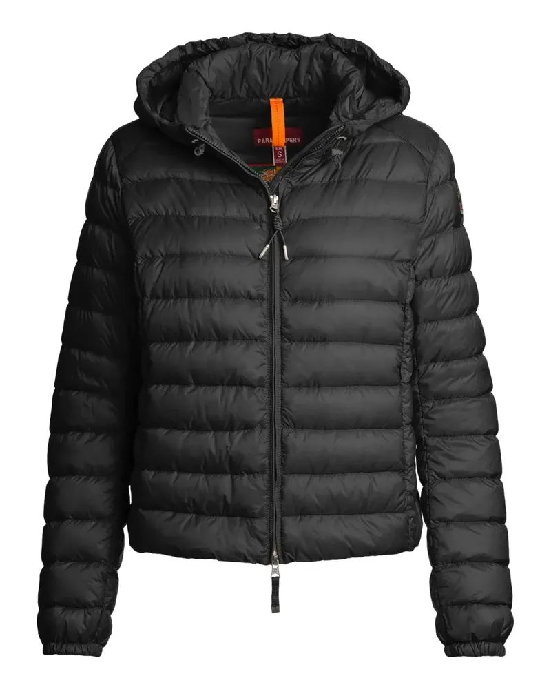 Parajumpers Gesteppte Kapuzenjacke - Schwarz Schwarz
