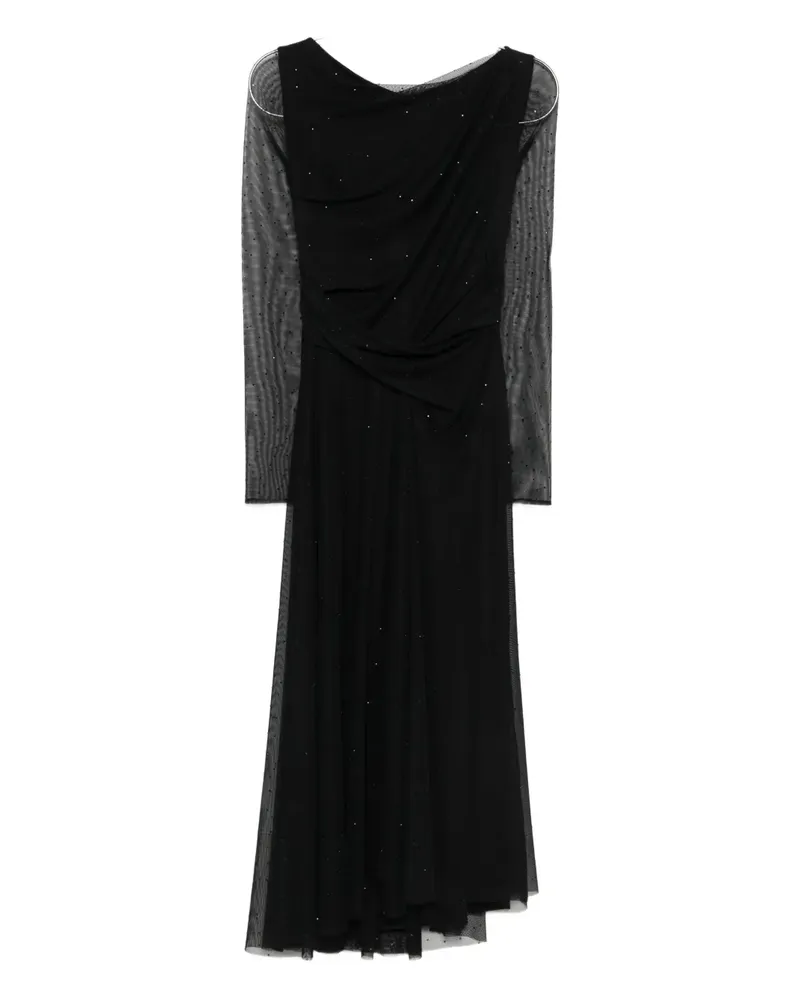 Talbot Runhof Verziertes Minikleid - Schwarz Schwarz
