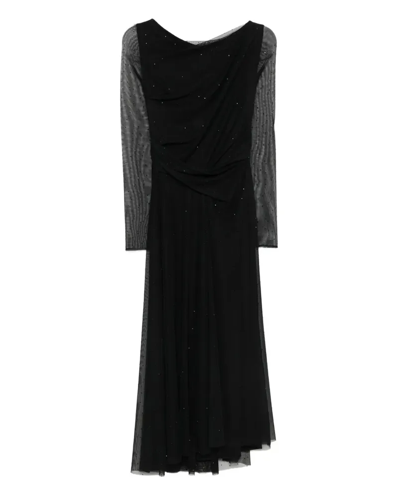 Talbot Runhof Verziertes Minikleid - Schwarz Schwarz