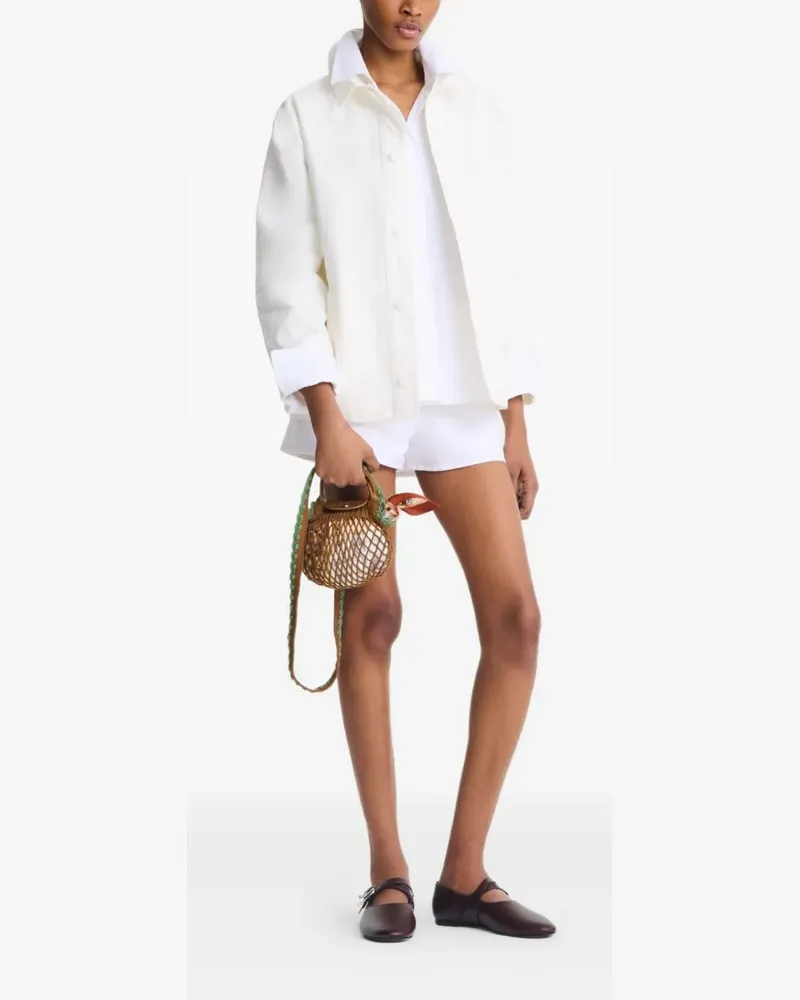 Longchamp Le Pilage Mini-Tasche aus Mesh - Braun Braun