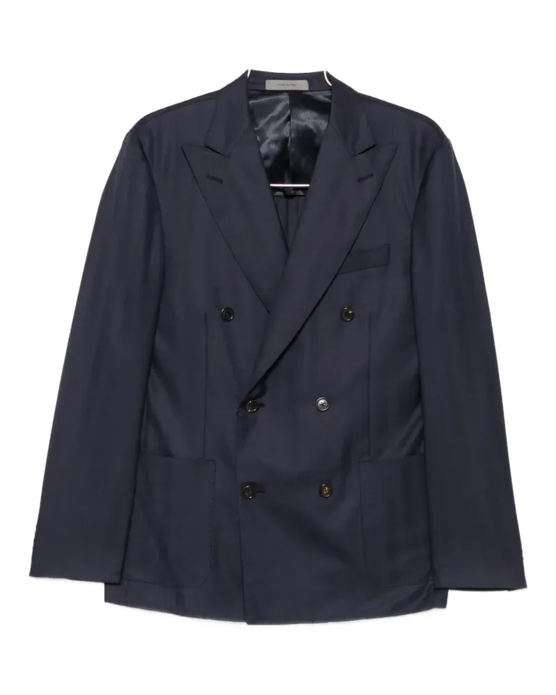 Corneliani double-breasted jacket - Blau Blau