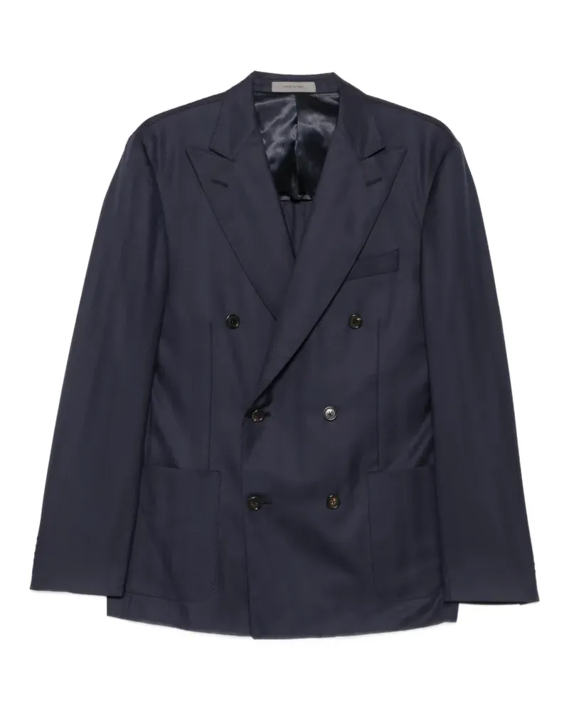 Corneliani double-breasted jacket - Blau Blau