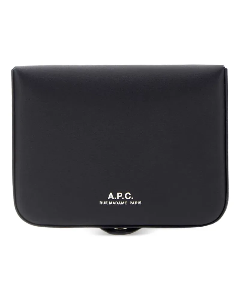 A.P.C. Josh Portemonnaie - Schwarz Schwarz