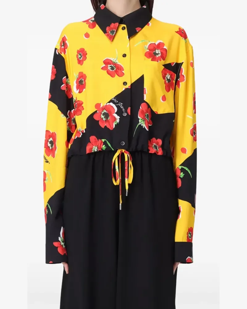 Moschino Rock mit Blumen-Print - Gelb Gelb