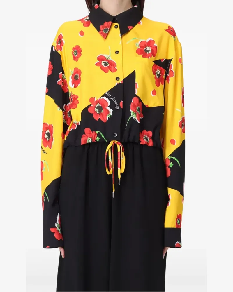 Moschino Rock mit Blumen-Print - Gelb Gelb