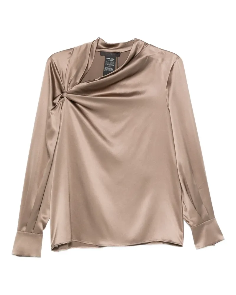 Max Mara Bluse aus Seidensatin - NEUTRO Neutro