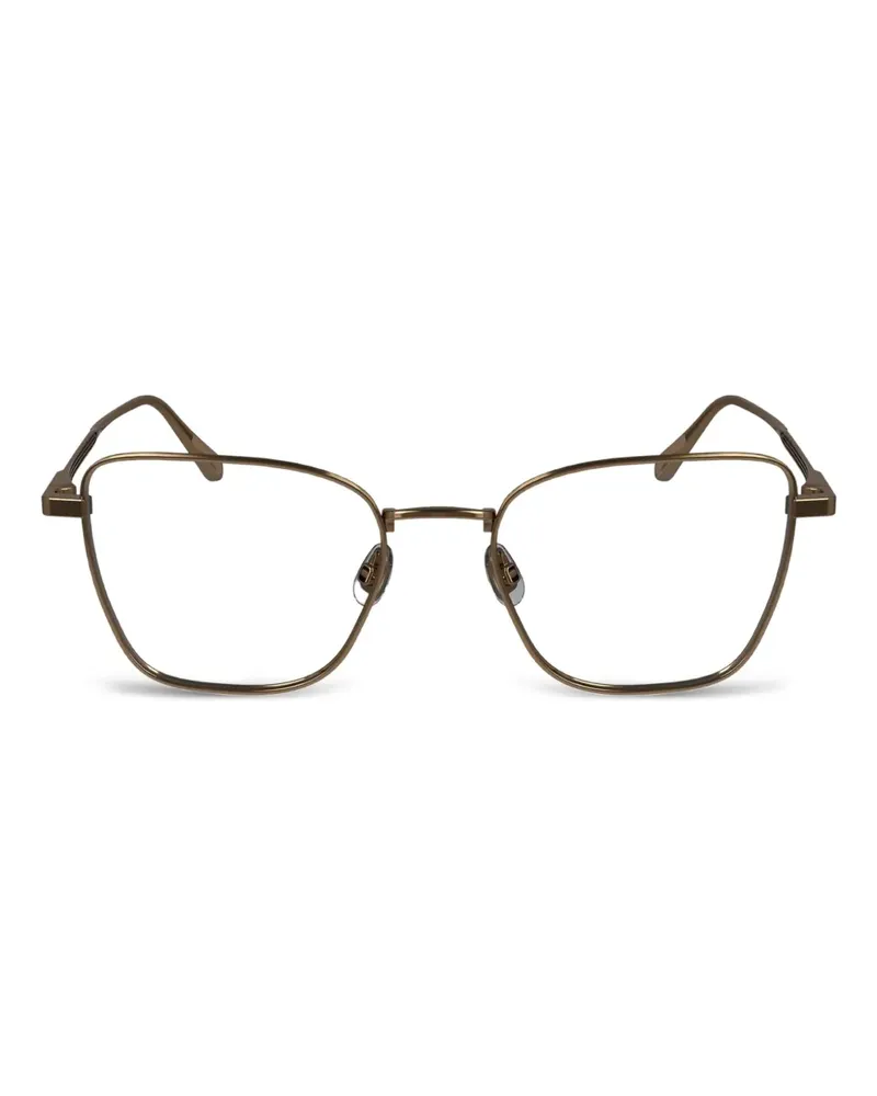 Calvin Klein Brille mit goldfarbenem Gestell Gold