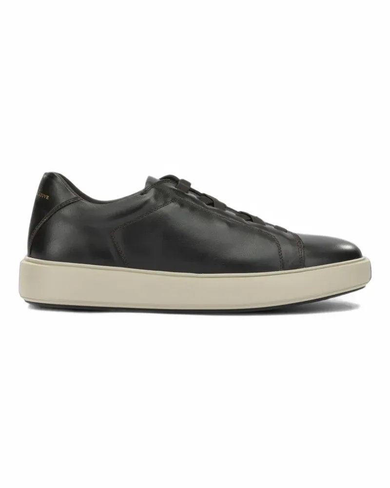 Officine Creative Italia Slouch 001 leather sneakers - Braun Braun