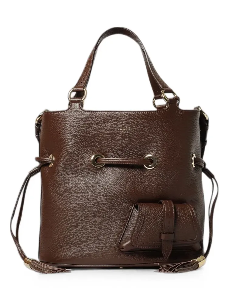 Lancel medium Premiere Flirt grained bucket bag - Braun Braun
