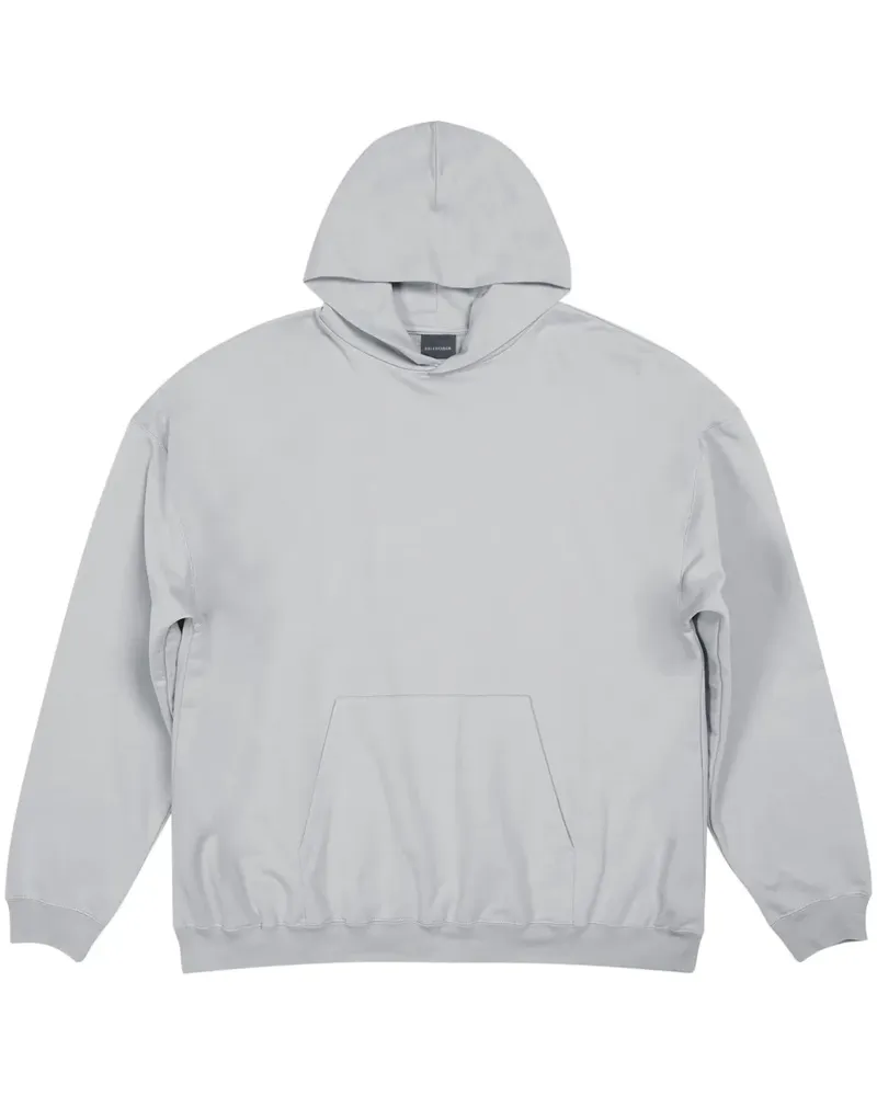 Balenciaga Hoodie mit Logo-Print - Grau Grau