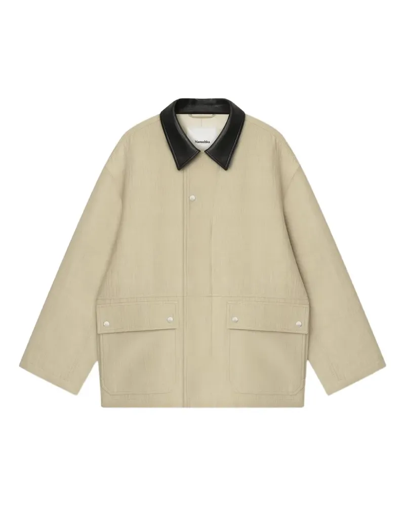 Nanushka Melesio jacket - Nude Nude