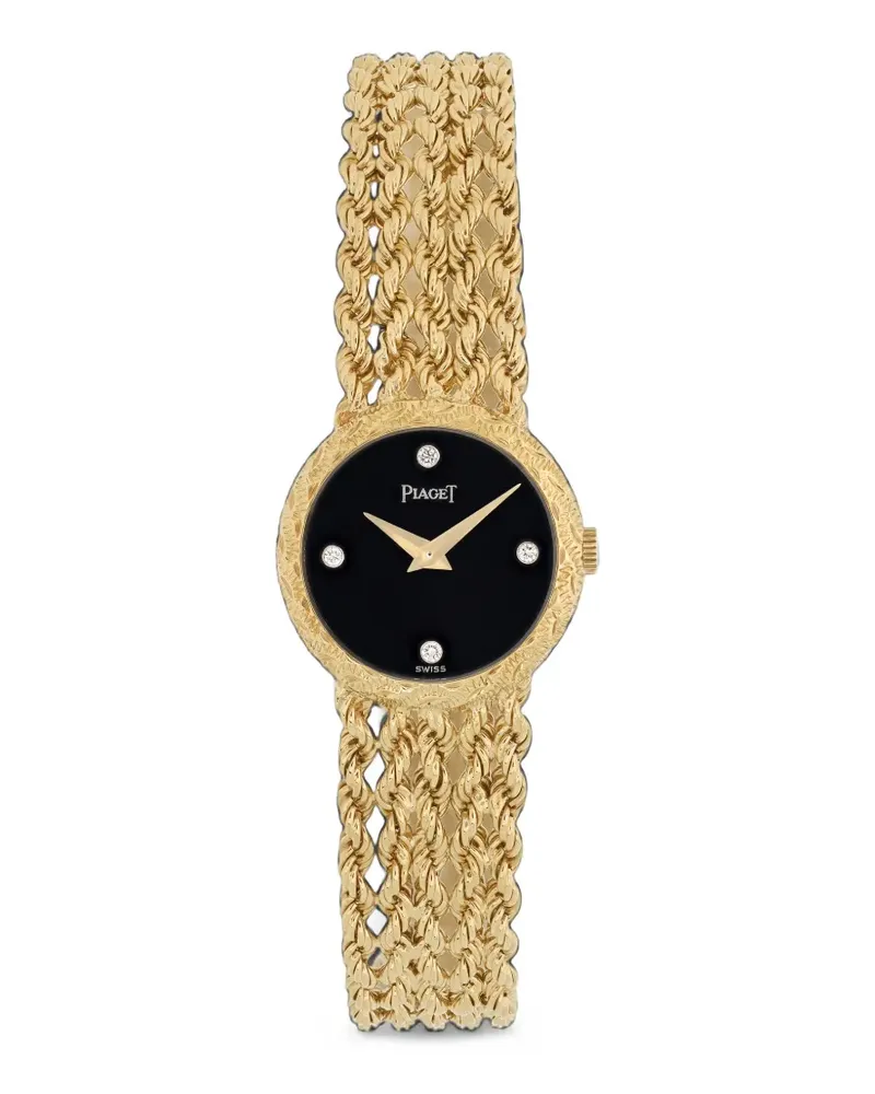 Piaget 1970s 4152 E 21 21mm watch - Schwarz Schwarz