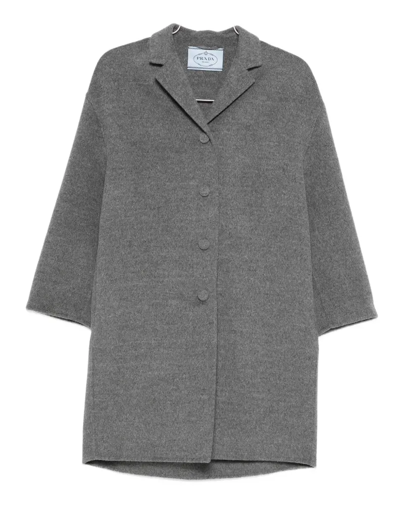 Prada Mantel mit Cropped-Ärmeln - Grau Grau