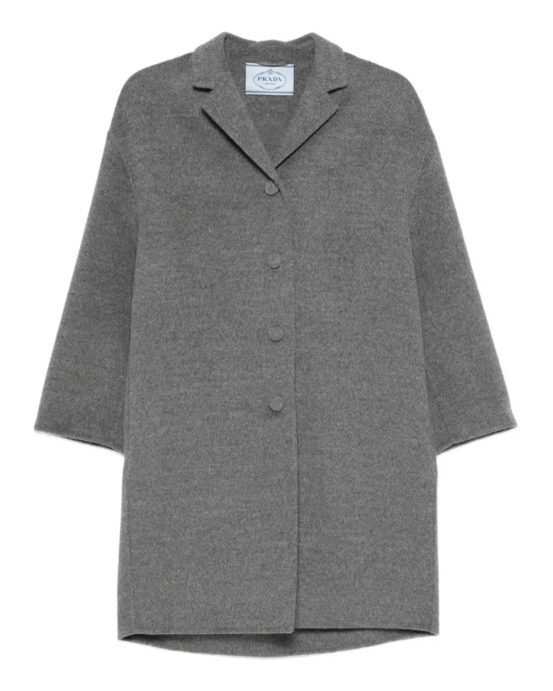 Prada Mantel mit Cropped-Ärmeln - Grau Grau