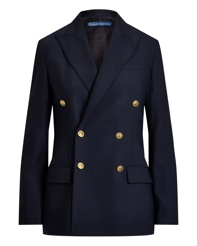 Ralph Lauren Doppelreihiger Blazer - Blau Blau
