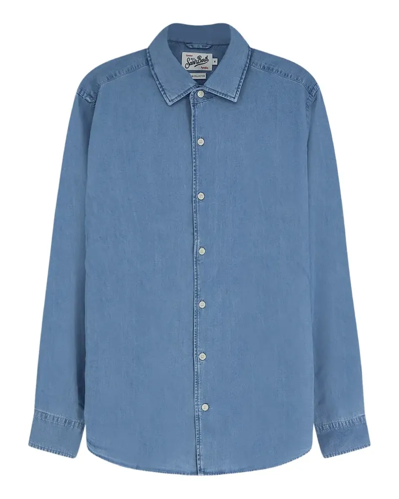 MC2 Saint Barth Raphael chambray long-sleeve shirt - Blau Blau