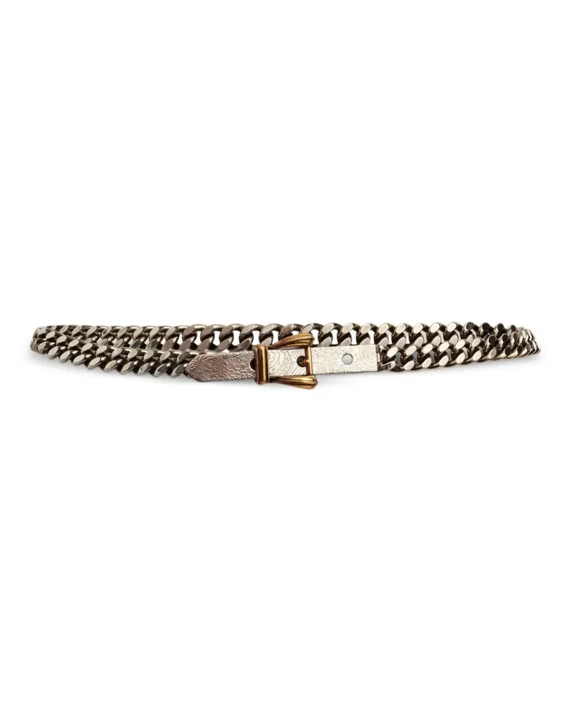 Etro Kettengürtel aus Metall - Silber Silber
