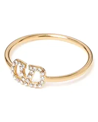 Valentino Garavani VLogo Ring mit Kristallen Gold